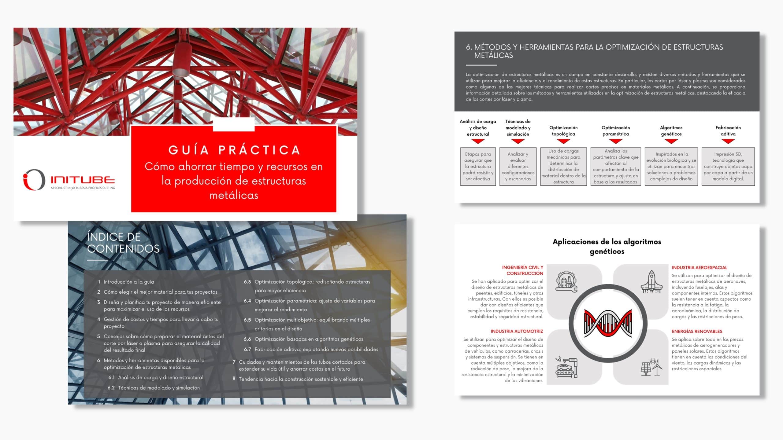 Optimización de estructuras - Mock up Guía Web